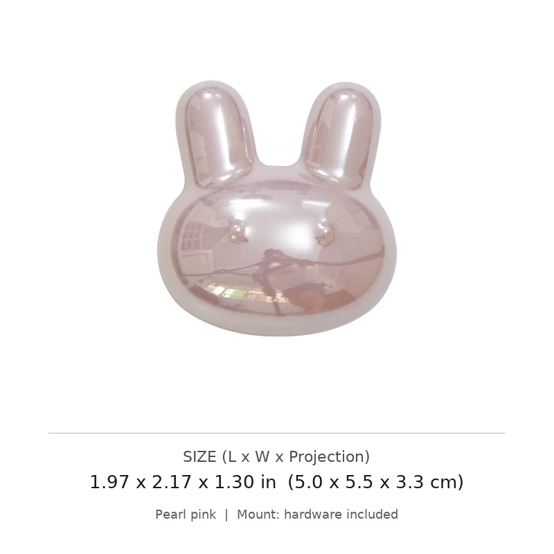 Rabbit Pearl Cabinet Knob - image 2
